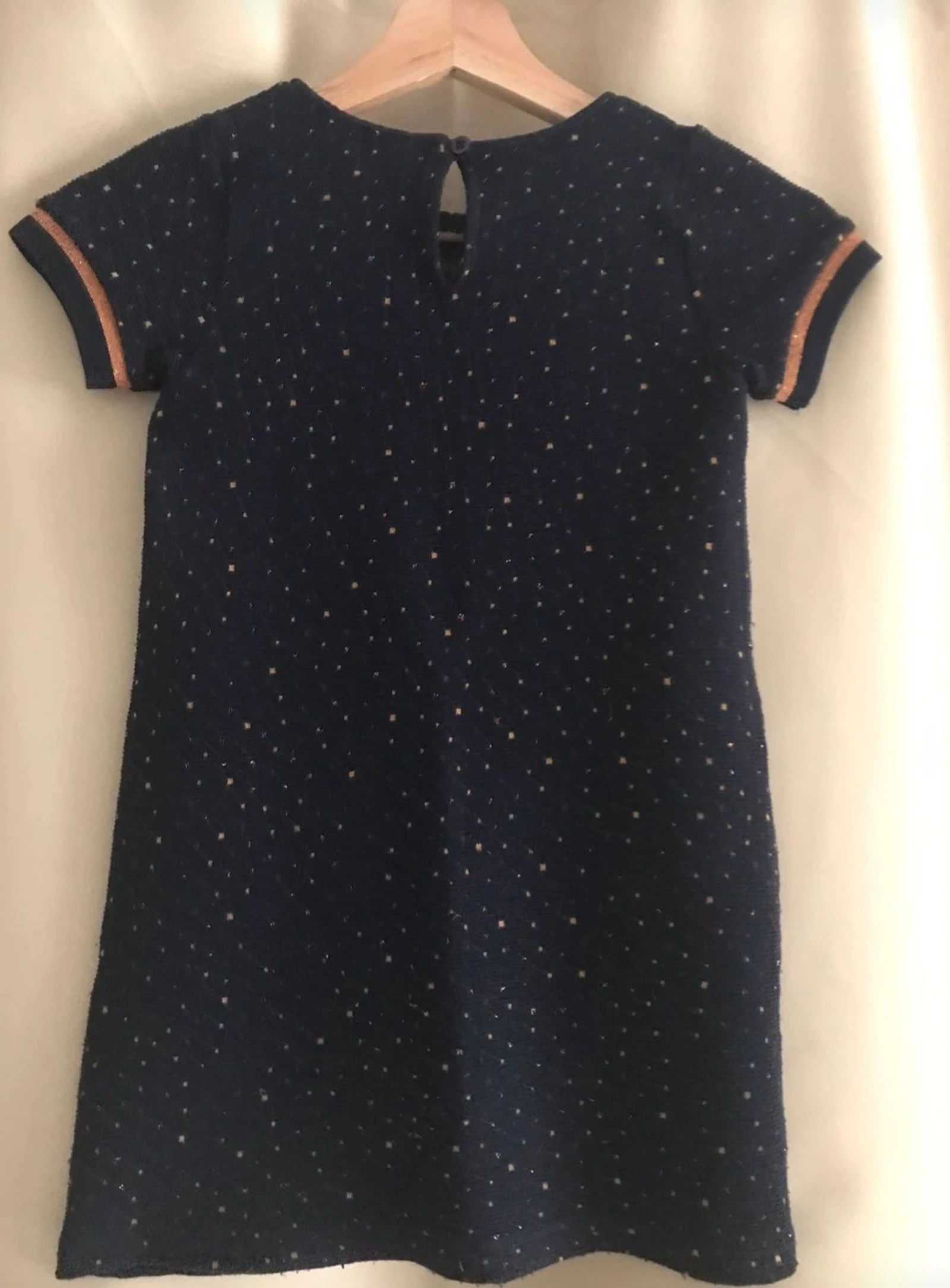 🌟Navy & copper Orchestra dress – 8 years old - Very good condition - ideal for mid-season 🌟 – photo 6